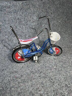 American Girl Doll Bicycle Blue with Basket & Streamers for Julie 18in Dolls